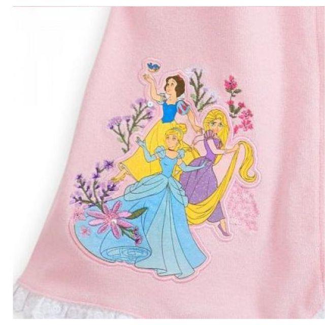 Disney(ディズニー)のディズニー プリンセス パーカー ワンピース 120cm 水着の上に羽織るもの キッズ/ベビー/マタニティのキッズ服女の子用(90cm~)(水着)の商品写真