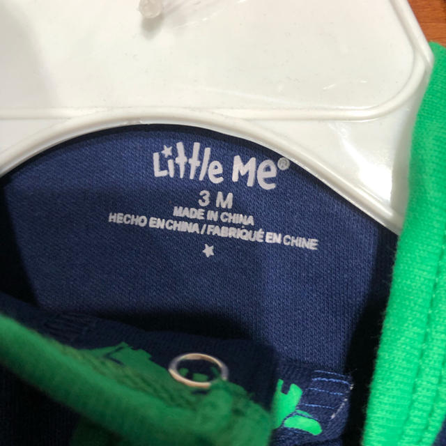 Little Me(リトルミー)の新品 Little Me 男の子 ロンパース 帽子付き サイズ3M キッズ/ベビー/マタニティのベビー服(~85cm)(ロンパース)の商品写真