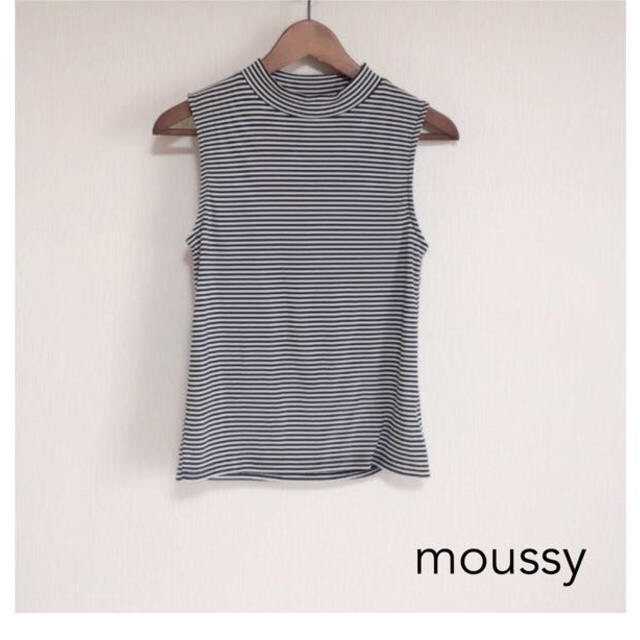 moussy(マウジー)のmoussyハイネックタンクトップ レディースのトップス(Tシャツ(半袖/袖なし))の商品写真