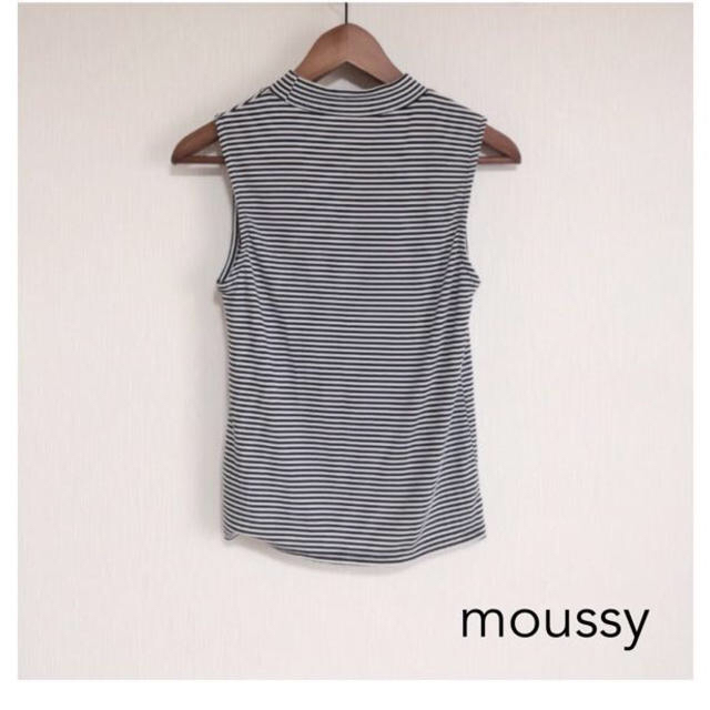 moussy(マウジー)のmoussyハイネックタンクトップ レディースのトップス(Tシャツ(半袖/袖なし))の商品写真