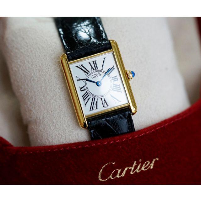 美品 カルティエ マスト タンク オパラン ローマン LM Cartier