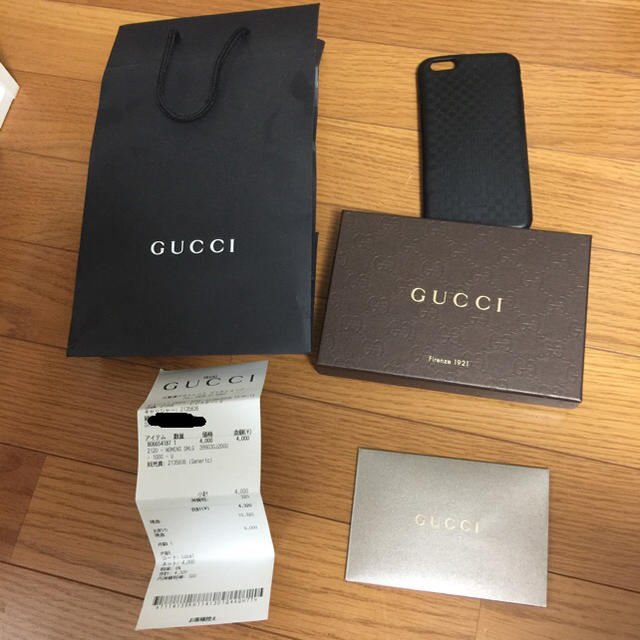 Gucci - GUCCI IPHONE 6 Plus case blackの通販