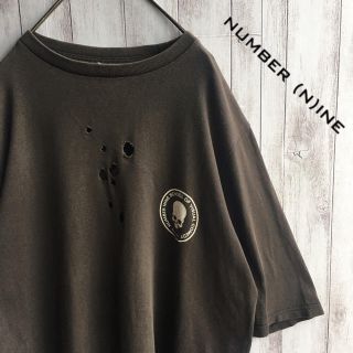 ナンバーナイン(NUMBER (N)INE)のウカスカジ 様 専用【希少】【NUMBER (N)INE】穴あき加工 五部袖 (Tシャツ/カットソー(半袖/袖なし))