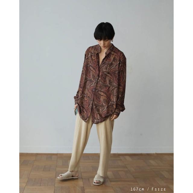 TODAYFUL(トゥデイフル)の新品TODAYFUL Georgette Paisley Shirts ブラウン レディースのトップス(シャツ/ブラウス(長袖/七分))の商品写真