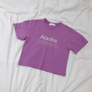 ミックスエックスミックス(mixxmix)の韓国 ミニ丈Tシャツ💜(Tシャツ(半袖/袖なし))