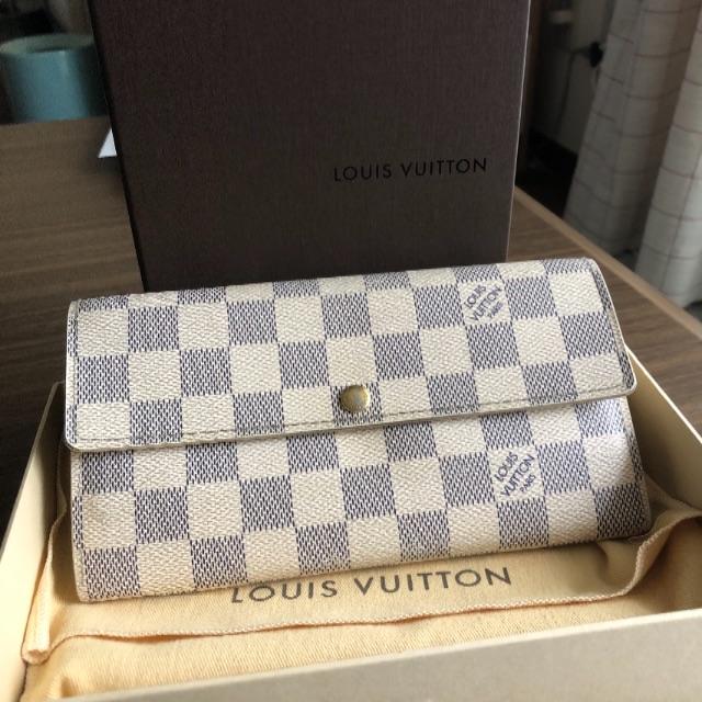 LOUIS VUITTON(ルイヴィトン)のルイヴィトン ダミエ アズール 長財布 インテリア/住まい/日用品の日用品/生活雑貨/旅行(日用品/生活雑貨)の商品写真