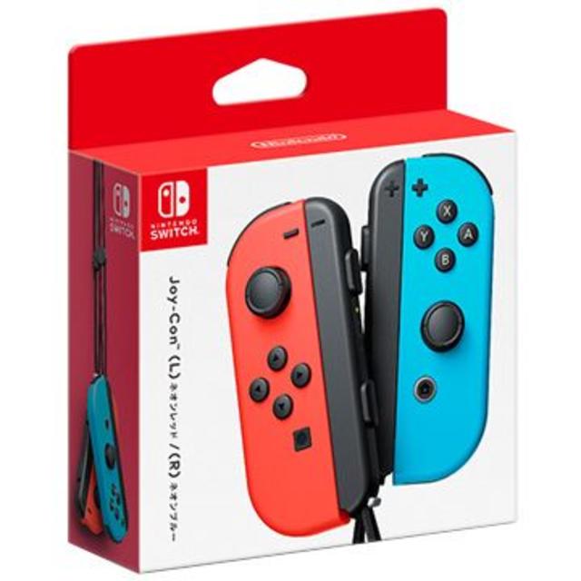 ゲームソフト/ゲーム機本体ジョイコン Joy-Con(L) ネオンレッド/(R) ネオンブルー