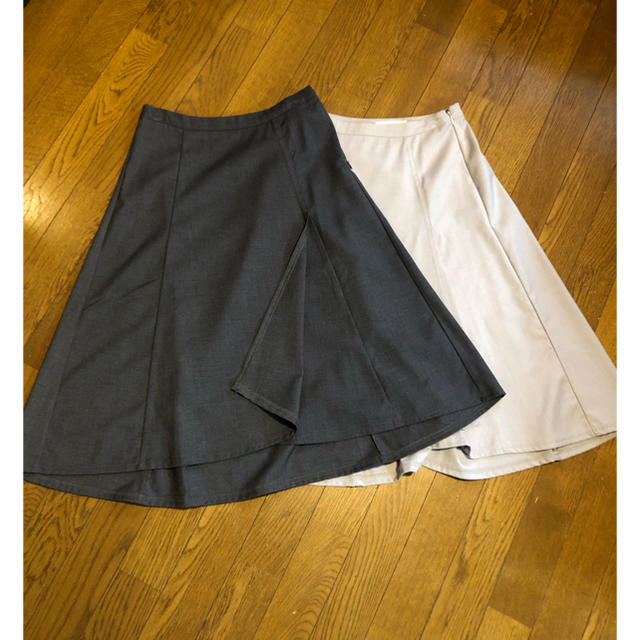 moussy(マウジー)のmoussy フレアスカート 2枚 レディースのスカート(ひざ丈スカート)の商品写真