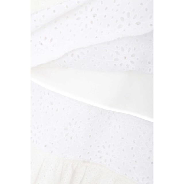 PROPORTION BODY DRESSING(プロポーションボディドレッシング)の新品 タグ付き レースティアード ロングスカート  ホワイト サイズ1、3 レディースのスカート(ロングスカート)の商品写真