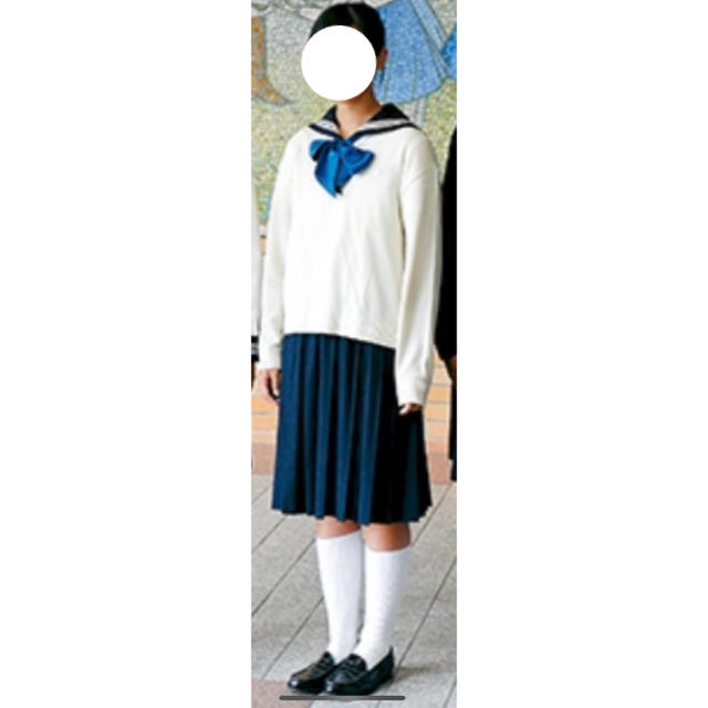 東京女学館 夏用白セーター