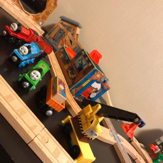 木製トーマス【レッジとパーシーのスクラップ置き場セット】他、まとめ売り