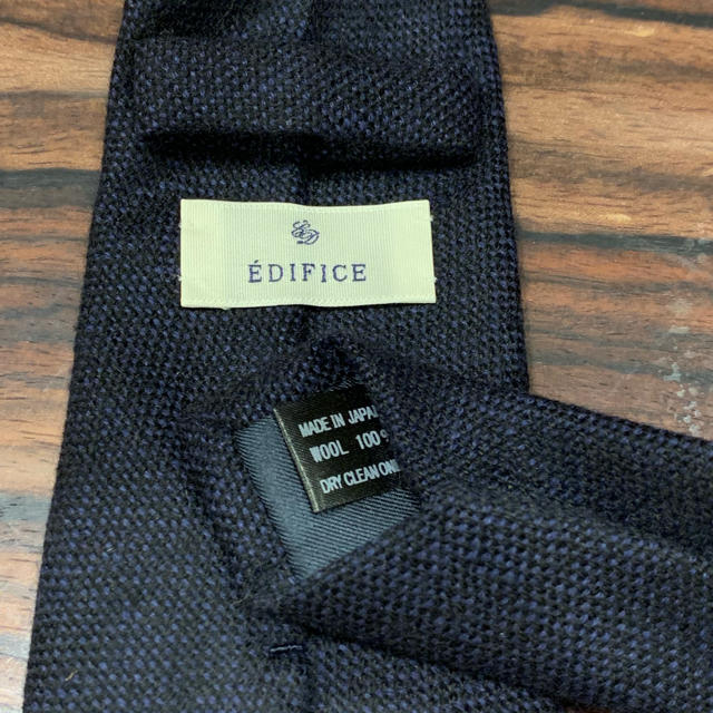 EDIFICE(エディフィス)の美品❗️《EDIFICE》ウールタイ メンズのファッション小物(ネクタイ)の商品写真