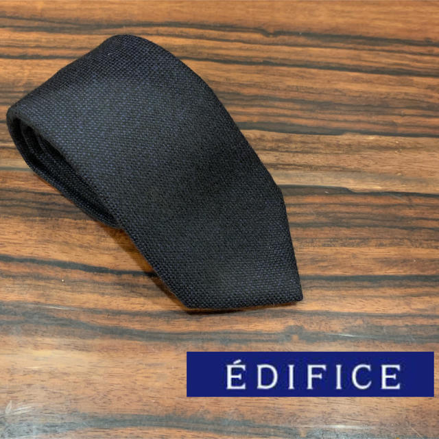 EDIFICE(エディフィス)の美品❗️《EDIFICE》ウールタイ メンズのファッション小物(ネクタイ)の商品写真