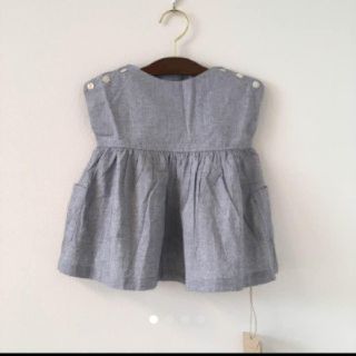 キャラメルベビー&チャイルド(Caramel baby&child )の LittelCottonClothes 12-18m　美品(ワンピース)