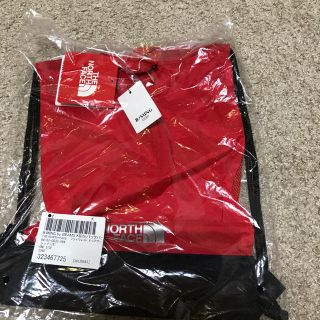 ザノースフェイス(THE NORTH FACE)の新品 ノースフェイス ナップサック 赤 beams(リュックサック)