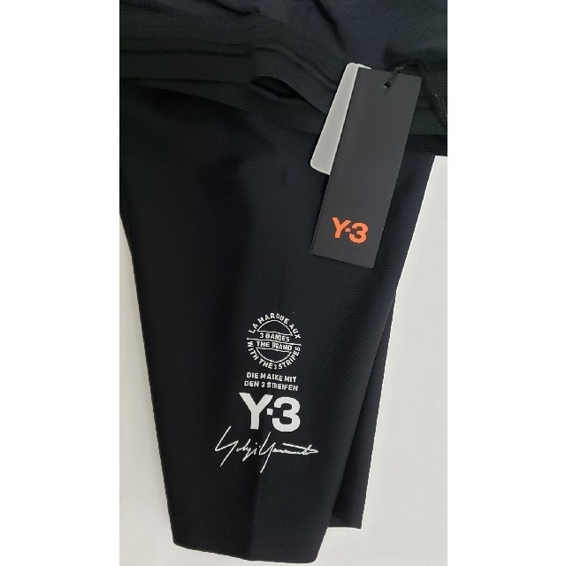 Y-3(ワイスリー)のY-3 レギンス 15周年記念ロゴ 新品 XSサイズ レディースのレッグウェア(レギンス/スパッツ)の商品写真
