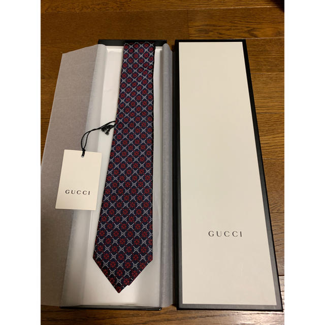 Gucci(グッチ)のGUCCI ネクタイ ダイヤモンド シルク メンズのファッション小物(ネクタイ)の商品写真