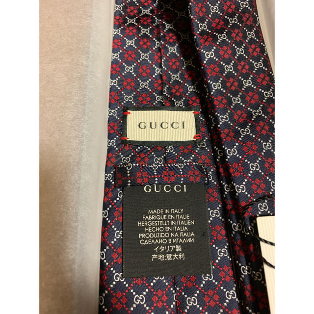 Gucci(グッチ)のGUCCI ネクタイ ダイヤモンド シルク メンズのファッション小物(ネクタイ)の商品写真