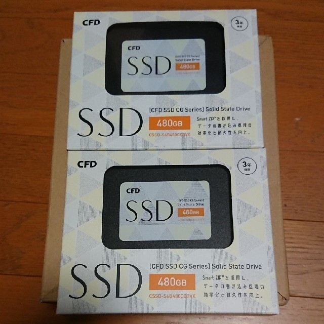PC/タブレットSSD 480GB CSSD-S6B480CG3VX 未開封 新品