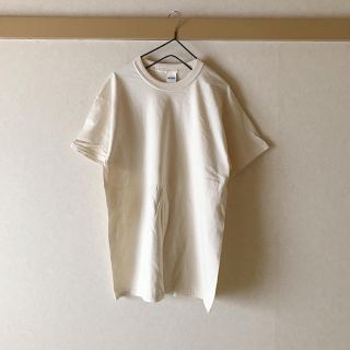 ギルタン(GILDAN)の新品未使用 無地Tシャツ 半袖 生成り カットソー コットン100%(Tシャツ(半袖/袖なし))