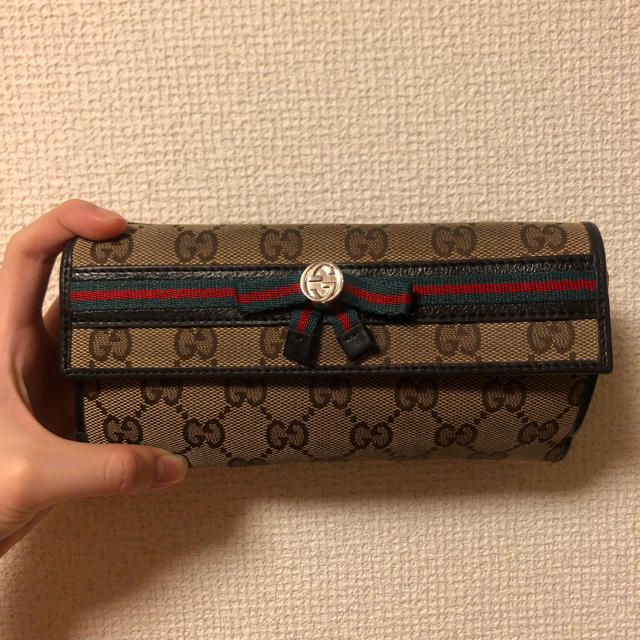 Gucci - GUCCI オールド シェリーライン 長財布の通販 by shop｜グッチならラクマ