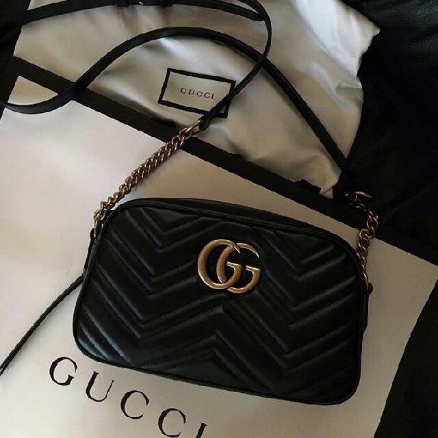 Gucci - GUCCI マーモント キルティングスモール ショルダーバッグ★ GW値下げの通販 by みっちょん's shop｜グッチならラクマ