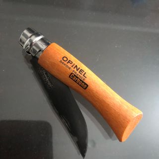 オピネル(OPINEL)の値下げ！オピネル ナイフ No.7 ♯7 黒サビ加工済み(調理器具)