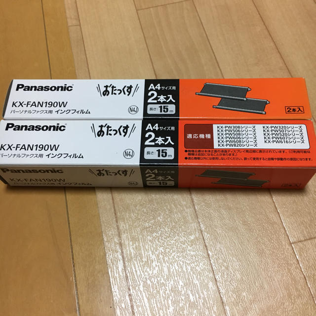 Panasonic(パナソニック)のパナソニック FAX インクリボン インテリア/住まい/日用品のオフィス用品(OA機器)の商品写真