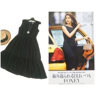 フォクシー(FOXEY)の【専用出品です】フォクシー  FOXEY♡ " CHIFFON DRESS " (ひざ丈ワンピース)