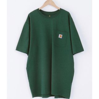 カーハート(carhartt)の再入荷 早い者勝ち カーハート ポケットＴシャツ Mサイズ グリーン(Tシャツ/カットソー(半袖/袖なし))