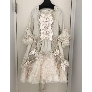 アンジェリックプリティー(Angelic Pretty)のポンパドゥールドレスセット♡アイボリー(ひざ丈ワンピース)