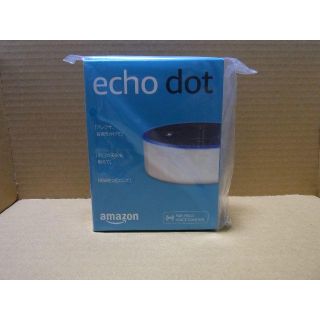 エコー(ECHO)の新品 Amazon Echo dot エコードット ホワイト 第2世代(スピーカー)