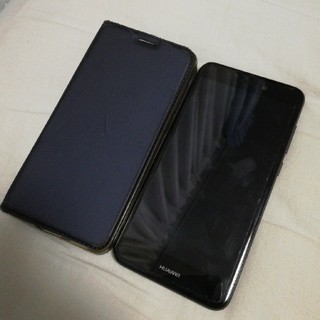 アンドロイド(ANDROID)のHUAWEI nova lite Black 16 GB SIMフリー(スマートフォン本体)