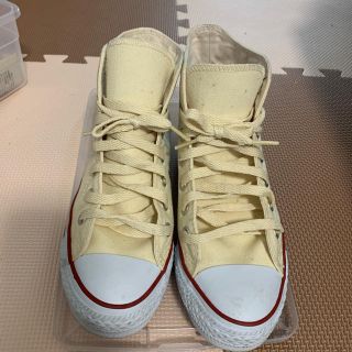 コンバース(CONVERSE)のコンバースハイカット   クリーム色(スニーカー)