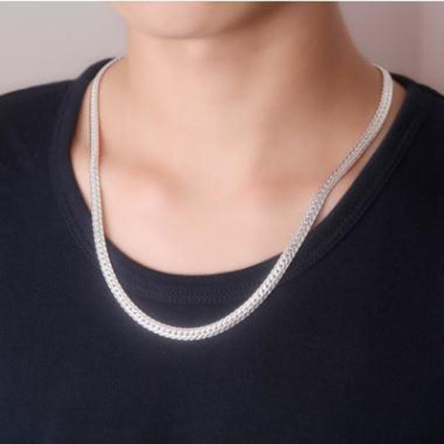 ネックレス メンズ 925 シルバー チェーン 喜平 キヘイ 50cm プラチナ ネックレス メンズ 925 シルバー チェーン 喜平 キヘイ 50cm プラチナ