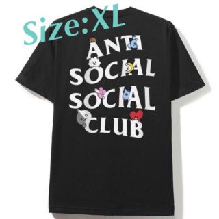 ボウダンショウネンダン(防弾少年団(BTS))のAntiSocialSocialClub BTS BT21 XLサイズ(Tシャツ/カットソー(半袖/袖なし))