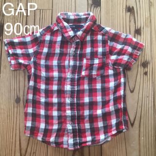 ベビーギャップ(babyGAP)のGAP ギャップ ギンガムチェックシャツ半袖(シャツ/カットソー)