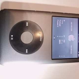 アップル(Apple)のiPod classic 160GB Black MC297J(ポータブルプレーヤー)