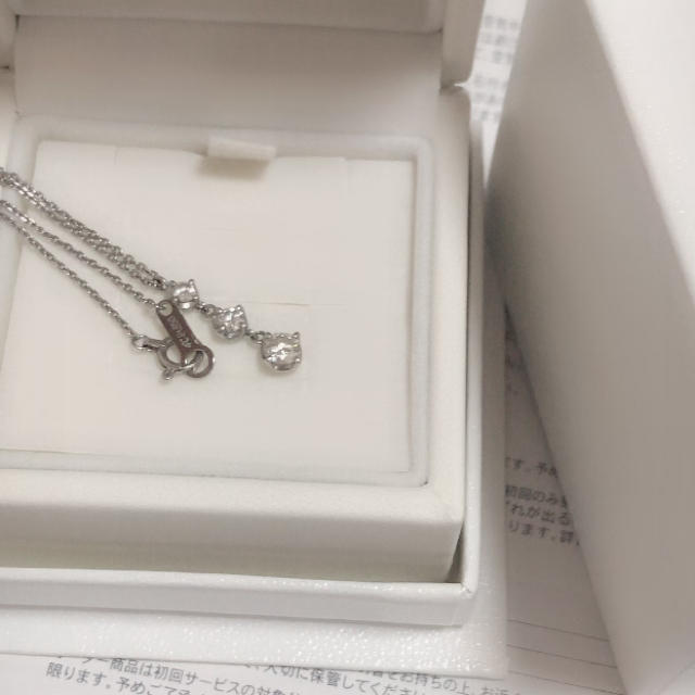 4℃プラチナダイヤモンドネックレス専用 レディースのアクセサリー(ネックレス)の商品写真