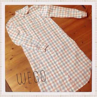 ウィゴー(WEGO)のWEGO チェックシャツOP(ひざ丈ワンピース)