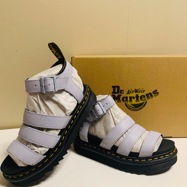 Dr.Martens(ドクターマーチン)の24cm 新品 ドクターマーチン サンダル ブレア ブルーホワイト レディースの靴/シューズ(サンダル)の商品写真