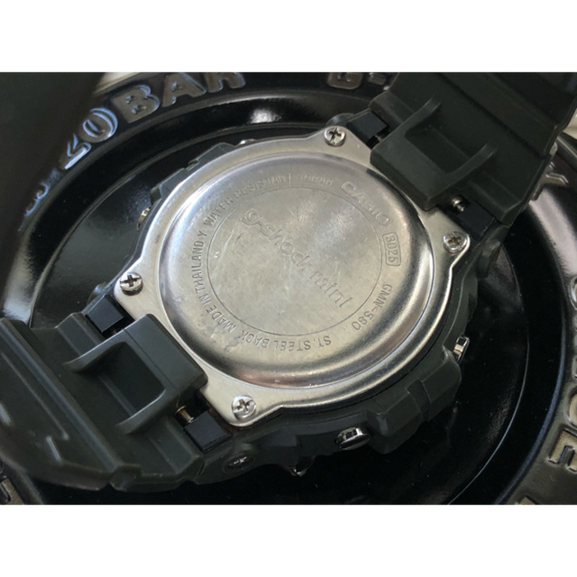 G-SHOCK(ジーショック)のg-shock mini/アーミーグリーン/GMN-590/カーキ/箱付/ミニG メンズの時計(腕時計(デジタル))の商品写真