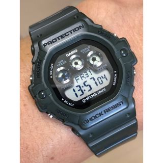 ジーショック(G-SHOCK)のg-shock mini/アーミーグリーン/GMN-590/カーキ/箱付/ミニG(腕時計(デジタル))