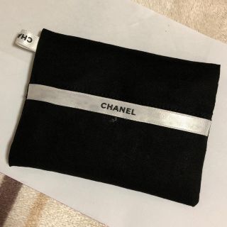 ブランドリボン付き、ポケットティッシュケース CHANELリボン