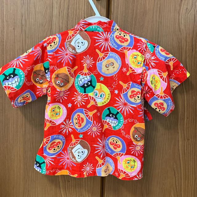 アンパンマン(アンパンマン)の95㎝ アンパンマン 甚平  キッズ/ベビー/マタニティのキッズ服女の子用(90cm~)(甚平/浴衣)の商品写真