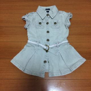 ベビーギャップ(babyGAP)のベビーギャップ 女の子 デニムワンピース 80㎝(ワンピース)