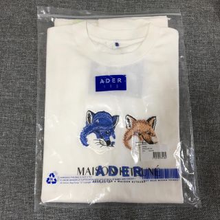 メゾンキツネ(MAISON KITSUNE')の最安 ラスト1枚 ADER ERROR アーダーエラー  メゾンキツネ tシャツ(Tシャツ/カットソー(半袖/袖なし))