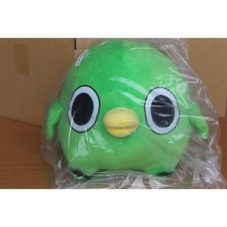 タイトー(TAITO)の7/3 限定品  めんトリ  めんトリパズル　めんタマ ぬいぐるみ グリーン(ぬいぐるみ)