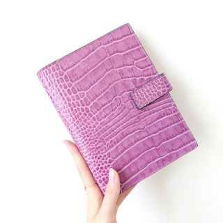 Mintさま【新品】Smythson マラ システム手帳/手帳カバー コバルト