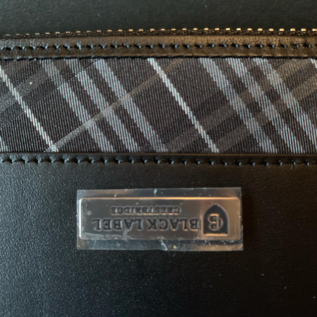 BLACK LABEL CRESTBRIDGE(ブラックレーベルクレストブリッジ)の新品未使用タグ付き BLACKLABEL 大人気 長財布 ジップ 黒 メンズのファッション小物(長財布)の商品写真